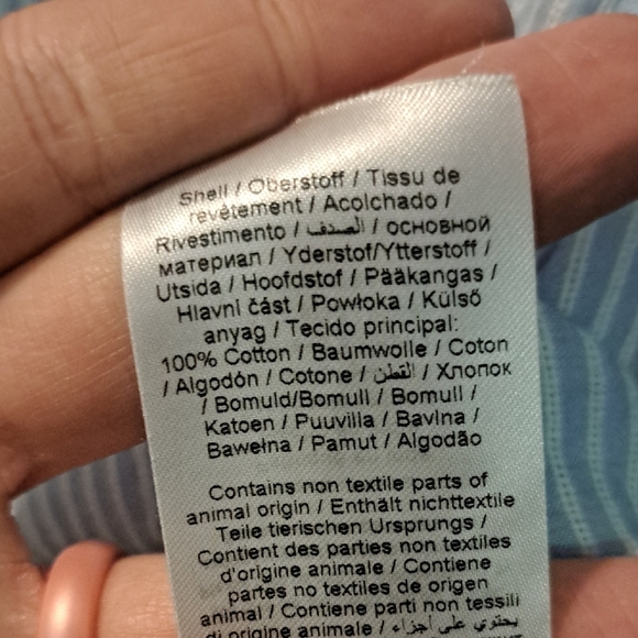 Blue Striped Women's Top - Picture 4 of 4